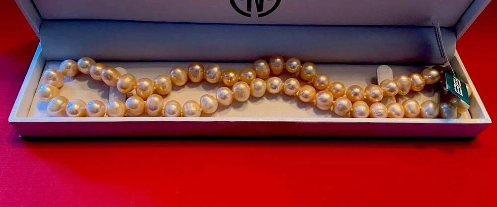 NEW!Effy Pink Freshwater Pearl & Sterling Silver 18” Necklace/ $180/great gift!